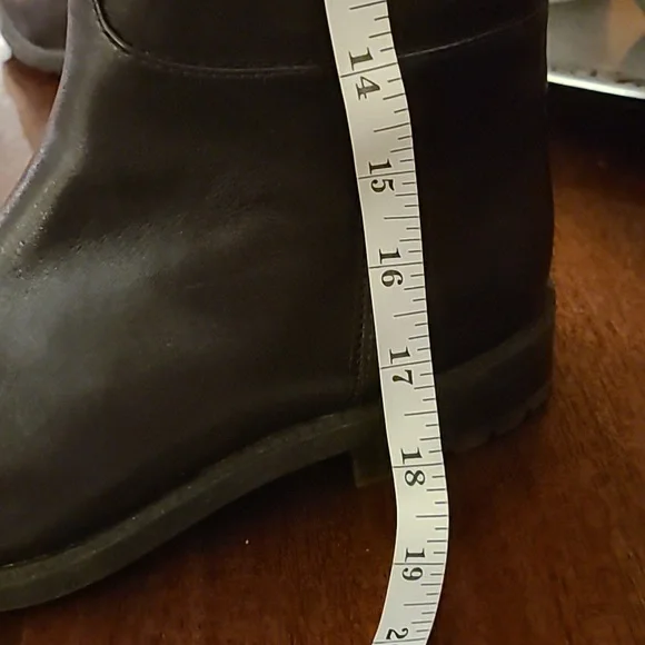 Banana Republic dark chocolate brown wide calf boots - Picture 8 of 10